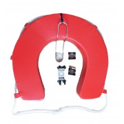 Lifebuoy, Rail mount, Light bracket.